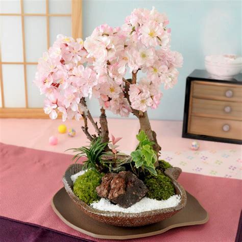 風水銅片 山櫻花盆栽